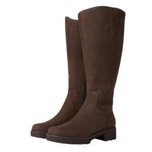 VIONIC Womens Fallbrook Knee High Boots Size 9.5 WIDE Brown Leather NIB